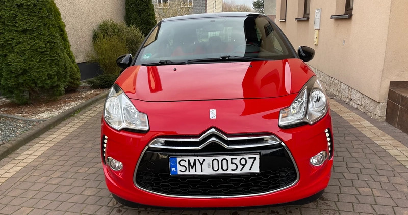 Citroen DS3 cena 22300 przebieg: 222000, rok produkcji 2012 z Golina małe 191